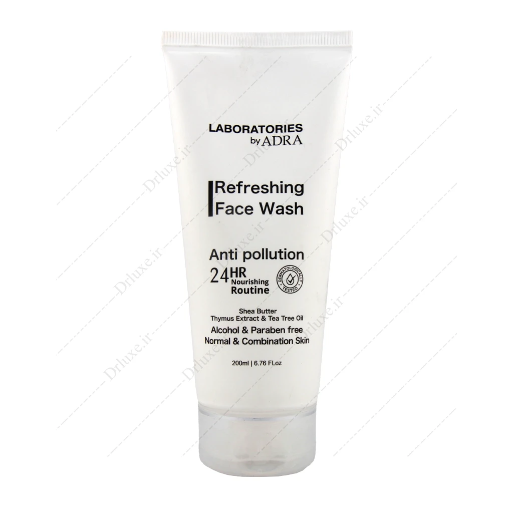 ژل شستشوی صورت آدرا پوست نرمال تا مختلط 200 میلی‌لیتر